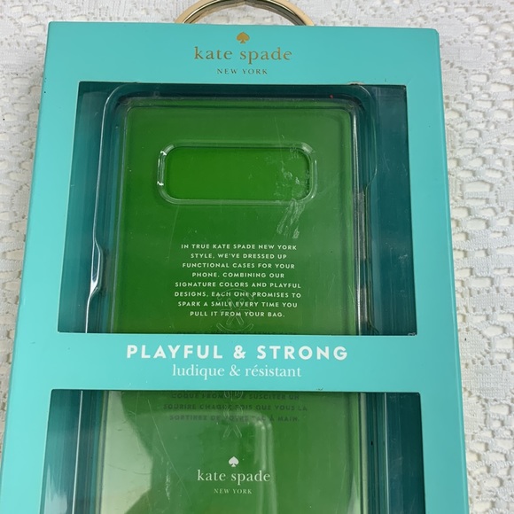 Kate Spade Phone case Samsung Galaxy Note8 Clear Case New NWT in box - Picture 5 of 6